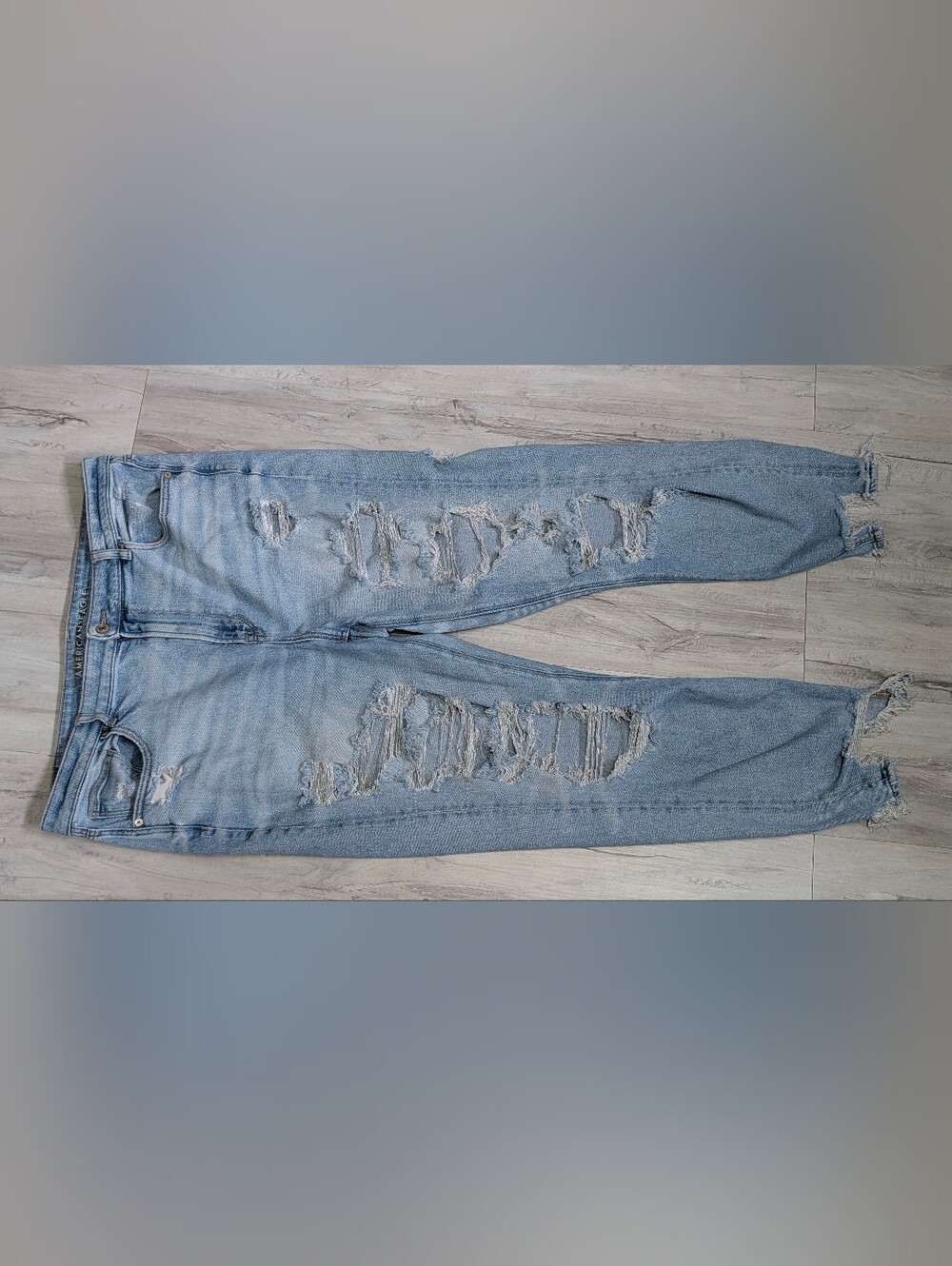 American Eagle Frayed Stretch Denim Jeans sz18 XL-XXL